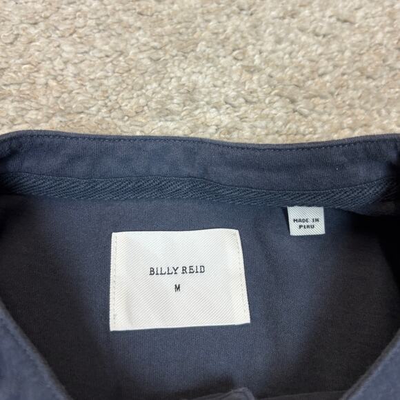 Billy Reid Henley Long Sleeve Shirt Men's Medium Minimalist Americana - Picture 6 of 11